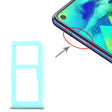 For Samsung Galaxy M40 SM-M405 SIM Card Tray + SIM Card Tray / Micro SD Card Tray (Baby Blue) - free shipping - PMc TechLife - Order now!