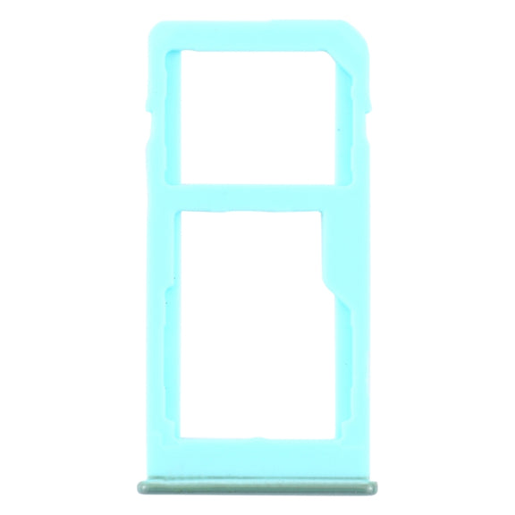 For Samsung Galaxy M40 SM-M405 SIM Card Tray + SIM Card Tray / Micro SD Card Tray (Baby Blue)