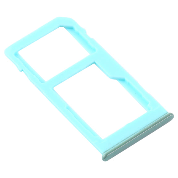 For Samsung Galaxy M40 SM-M405 SIM Card Tray + SIM Card Tray / Micro SD Card Tray (Baby Blue)
