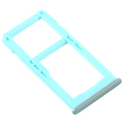 For Samsung Galaxy M40 SM-M405 SIM Card Tray + SIM Card Tray / Micro SD Card Tray (Baby Blue)