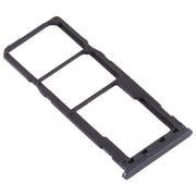 For Samsung Galaxy M10 SM-M105 SIM Card Tray + SIM Card Tray + Micro SD Card Tray (Black)