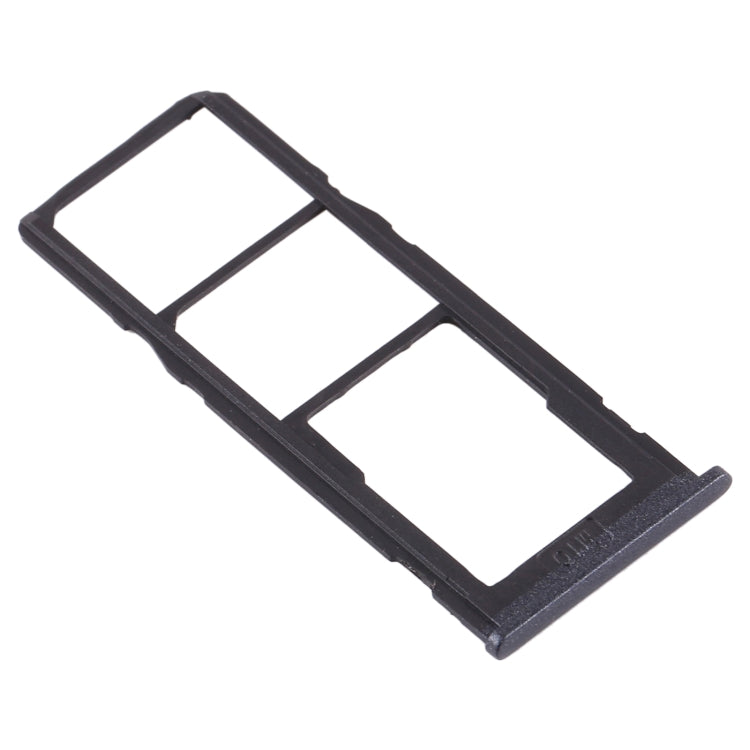 For Samsung Galaxy M10 SM-M105 SIM Card Tray + SIM Card Tray + Micro SD Card Tray (Black)