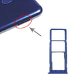 For Samsung Galaxy M10 SM-M105 SIM Card Tray + SIM Card Tray + Micro SD Card Tray (Blue) - free shipping - PMc TechLife - Order now!
