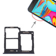 For Samsung Galaxy A2 Core SM-A260 SIM Card Tray + SIM Card Tray + Micro SD Card Tray (Black) - free shipping - PMc TechLife - Order now!