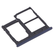 For Samsung Galaxy A2 Core SM-A260 SIM Card Tray + SIM Card Tray + Micro SD Card Tray (Black)