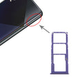 For Samsung Galaxy A50s SM-A507 SIM Card Tray + SIM Card Tray + Micro SD Card Tray (Purple) - free shipping - PMc TechLife - Order now!