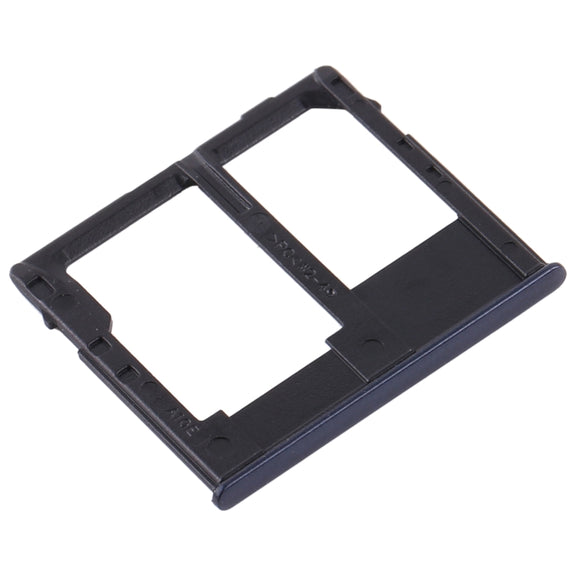 For Samsung Galaxy A10e SIM Card Tray + Micro SD Card Tray (Black)