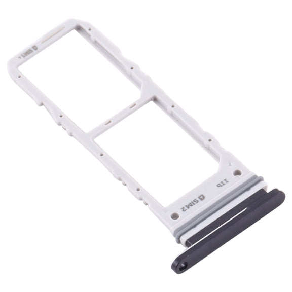 For Samsung Galaxy A90 5G SM-A908 SIM Card Tray + SIM Card Tray (Black)