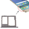 For Samsung Galaxy A8 Star / A9 Star SM-G8850 SIM Card Tray + SIM Card Tray / Micro SD Card Tray (Black) - free shipping - PMc TechLife - Order now!