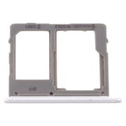 For Samsung Galaxy A8 Star / A9 Star SM-G8850 SIM Card Tray + SIM Card Tray / Micro SD Card Tray (Silver)