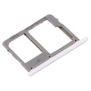 For Samsung Galaxy A8 Star / A9 Star SM-G8850 SIM Card Tray + SIM Card Tray / Micro SD Card Tray (Silver)