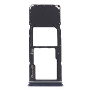 For Samsung Galaxy A9 (2018) SM-A920 SIM Card Tray + Micro SD Card Tray (Black)