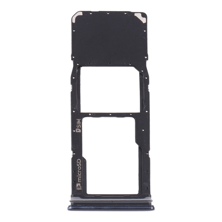 For Samsung Galaxy A9 (2018) SM-A920 SIM Card Tray + Micro SD Card Tray (Black)