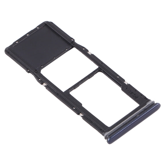 For Samsung Galaxy A9 (2018) SM-A920 SIM Card Tray + Micro SD Card Tray (Black)