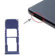 For Samsung Galaxy A9 (2018) SM-A920 SIM Card Tray + Micro SD Card Tray (Blue) - free shipping - PMc TechLife - Order now!