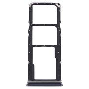For Samsung Galaxy A9 (2018) SM-A920 SIM Card Tray + SIM Card Tray + Micro SD Card Tray (Black)