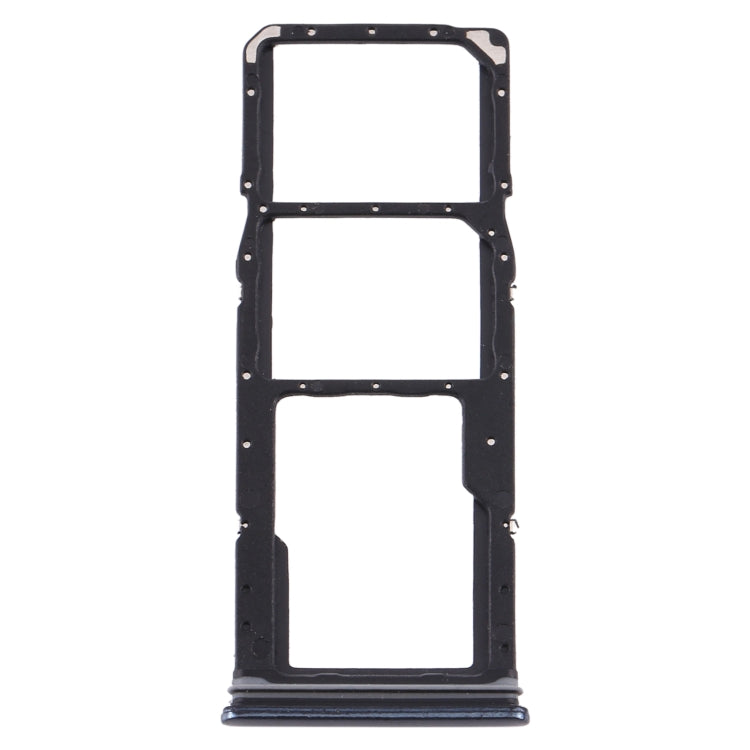 For Samsung Galaxy A9 (2018) SM-A920 SIM Card Tray + SIM Card Tray + Micro SD Card Tray (Black)