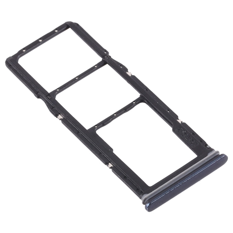 For Samsung Galaxy A9 (2018) SM-A920 SIM Card Tray + SIM Card Tray + Micro SD Card Tray (Black)