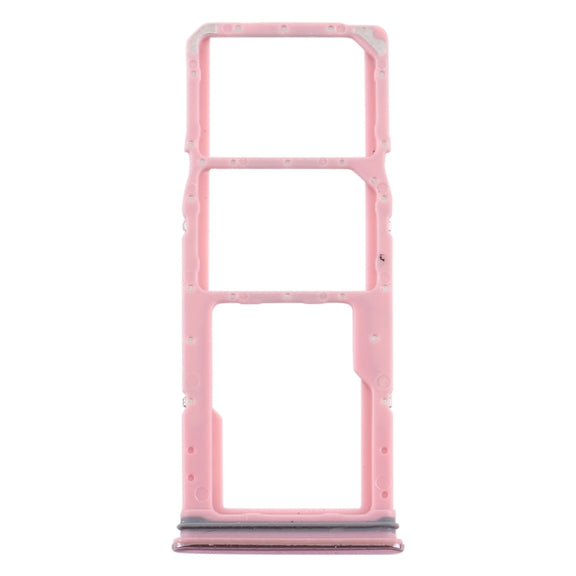 For Samsung Galaxy A9 (2018) SM-A920 SIM Card Tray + SIM Card Tray + Micro SD Card Tray (Pink)