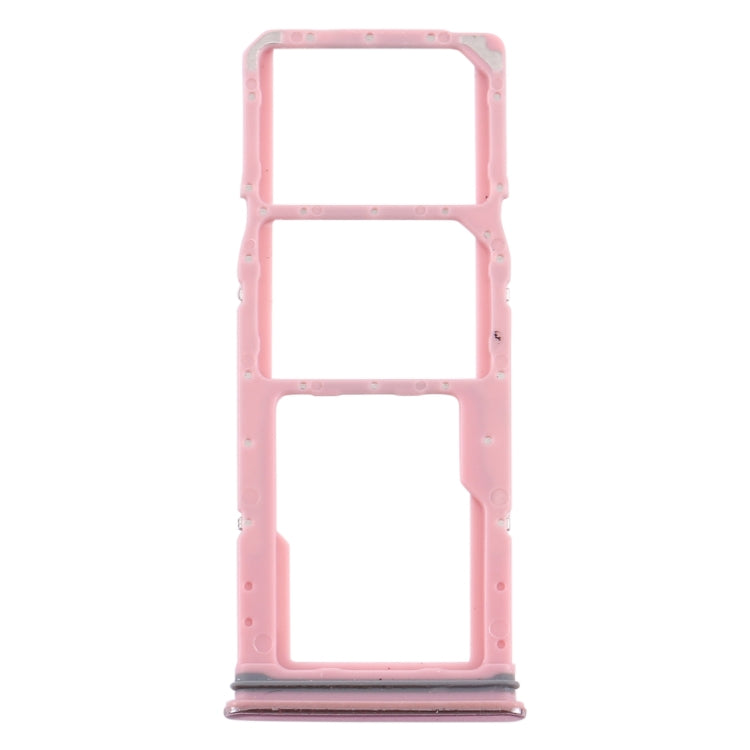 For Samsung Galaxy A9 (2018) SM-A920 SIM Card Tray + SIM Card Tray + Micro SD Card Tray (Pink)