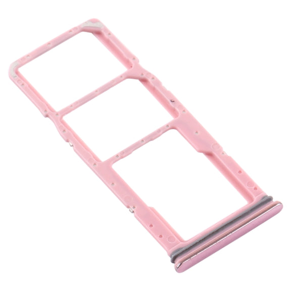 For Samsung Galaxy A9 (2018) SM-A920 SIM Card Tray + SIM Card Tray + Micro SD Card Tray (Pink)