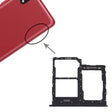 For Samsung Galaxy A01 Core SM-A013 SIM Card Tray + SIM Card Tray + Micro SD Card Tray (Black) - free shipping - PMc TechLife - Order now!