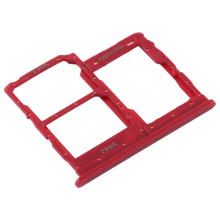 For Samsung Galaxy A01 Core SM-A013 SIM Card Tray + SIM Card Tray + Micro SD Card Tray (Red) - free shipping - PMc TechLife - Order now!
