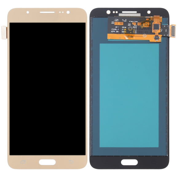 TFT LCD Screen for Galaxy J7 (2016) / On 8, J710F / J710FN / J710M / J710MN / J7108 With Digitizer Full Assembly (Gold)