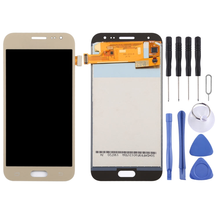 TFT LCD Screen for Galaxy J2 (2015) / J200F / J200Y / J200G / J200H / J200GU With Digitizer Full Assembly (Gold)