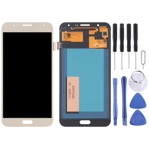 TFT Material LCD Screen and Digitizer Full Assembly for Galaxy J7 (2015) / J700F, J700F/DS, J700H/DS, J700M, J700M/DS, J700T, J700P(Gold)