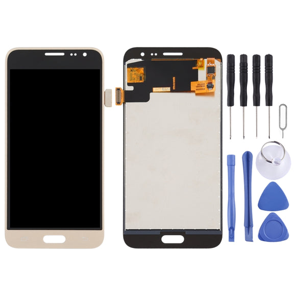 TFT LCD Screen for Galaxy J3 (2016) J320FN, J320F, J320G, J320M, J320A, J320V, J320P With Digitizer Full Assembly (Gold)