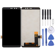 incell LCD Half Screen for Galaxy A8+ (2018) A730F, A730F/DS With Digitizer Full Assembly (Black)