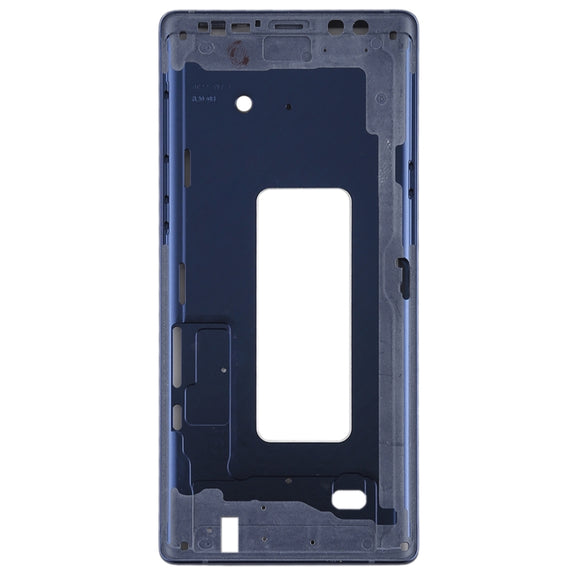 For Galaxy Note9 Front Housing LCD Frame Bezel (Blue)