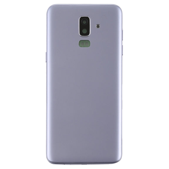 For Galaxy J8 (2018), J810F/DS, J810Y/DS, J810G/DS Back Cover with Side Keys & Camera Lens (Grey)