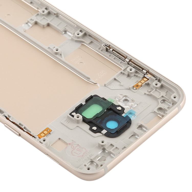 For Galaxy A6 (2018) / A600F Back Cover with Side Keys & Camera Lens (Gold) - free shipping - PMc TechLife - Order now!