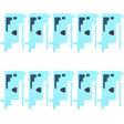 For Samsung Galaxy Note10+ 10pcs LCD Digitizer Back Adhesive Stickers - free shipping - PMc TechLife - Order now!