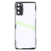For Samsung Galaxy S20 SM-G980 SM-G980F SM-G980F/DS Glass Transparent Battery Back Cover (Transparent)