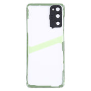 For Samsung Galaxy S20 SM-G980 SM-G980F SM-G980F/DS Glass Transparent Battery Back Cover (Transparent)