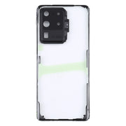 For Samsung Galaxy S20 Ultra SM-G988 SM-G988U SM-G988U1 SM-G9880 SM-G988B/DS SM-G988N SM-G988B SM-G988W Glass Transparent Battery Back Cover (Transparent)