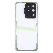 For Samsung Galaxy S20 Ultra SM-G988 SM-G988U SM-G988U1 SM-G9880 SM-G988B/DS SM-G988N SM-G988B SM-G988W Glass Transparent Battery Back Cover (Transparent)