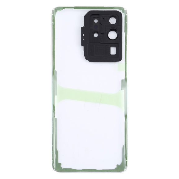 For Samsung Galaxy S20 Ultra SM-G988 SM-G988U SM-G988U1 SM-G9880 SM-G988B/DS SM-G988N SM-G988B SM-G988W Glass Transparent Battery Back Cover (Transparent)
