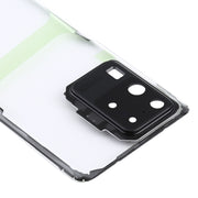 For Samsung Galaxy S20 Ultra SM-G988 SM-G988U SM-G988U1 SM-G9880 SM-G988B/DS SM-G988N SM-G988B SM-G988W Glass Transparent Battery Back Cover (Transparent)
