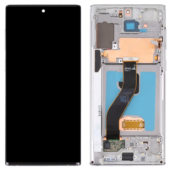 Original LCD Screen for Samsung Galaxy Note10 4G/Note10 5G SM-N971/N970 Digitizer Full Assembly With Frame (Grey)