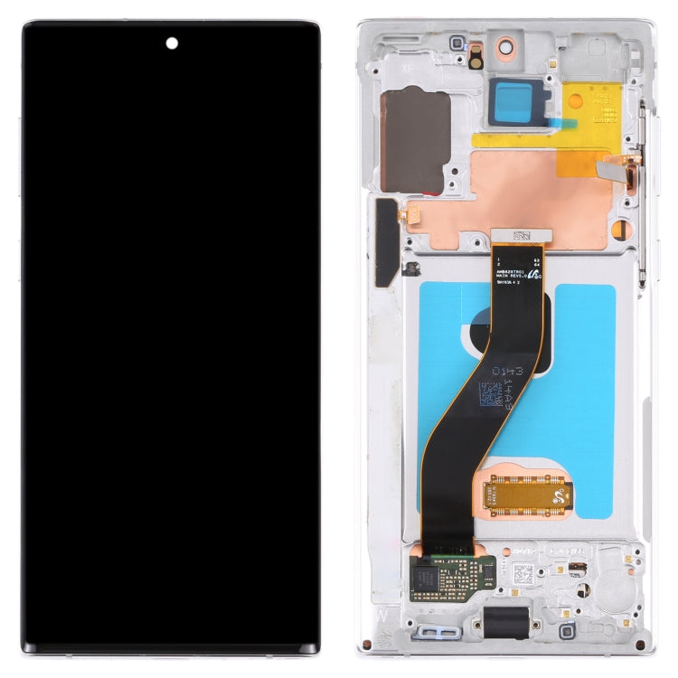 Original LCD Screen for Samsung Galaxy Note10 4G/Note10 5G SM-N971/N970 Digitizer Full Assembly With Frame (Silver) - free shipping - PMc TechLife - Order now!