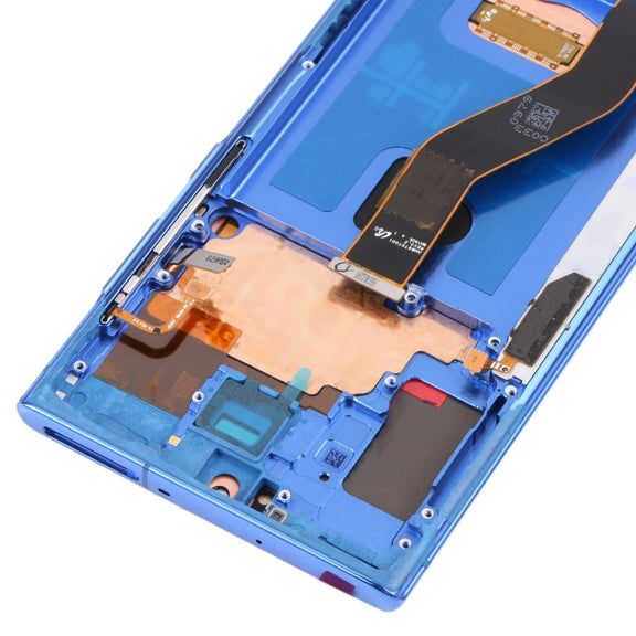 Original LCD Screen for Samsung Galaxy Note10+ 4G/Note10+ 5G SM-N976/N975 Digitizer Full Assembly With Frame (Dark Blue)