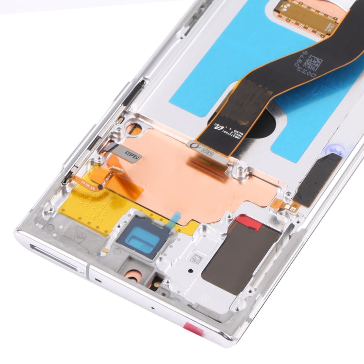 Original LCD Screen for Samsung Galaxy Note10+ 4G/Note10+ 5G SM-N976/N975 Digitizer Full Assembly With Frame (Silver)
