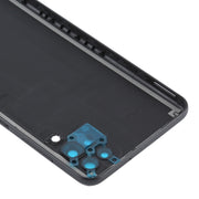 For Samsung Galaxy A12 Battery Back Cover (Black)