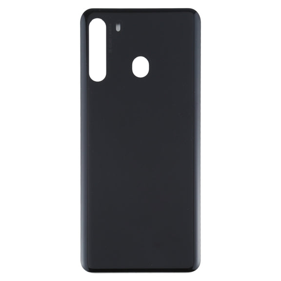For Samsung Galaxy A21 SM-A215 Battery Back Cover (Black)