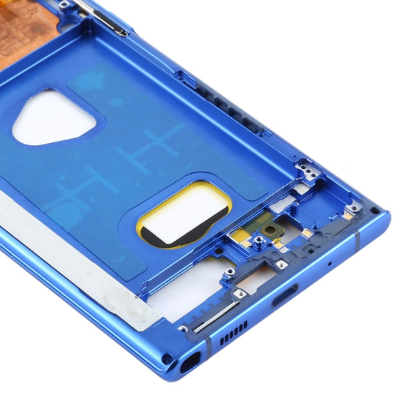 For Samsung Galaxy Note10+ 5G SM-N976F  Middle Frame Bezel Plate (Blue)