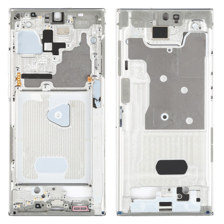 For Samsung Galaxy Note20 Ultra SM-N985F Middle Frame Bezel Plate With Parts (Silver) - free shipping - PMc TechLife - Order now!